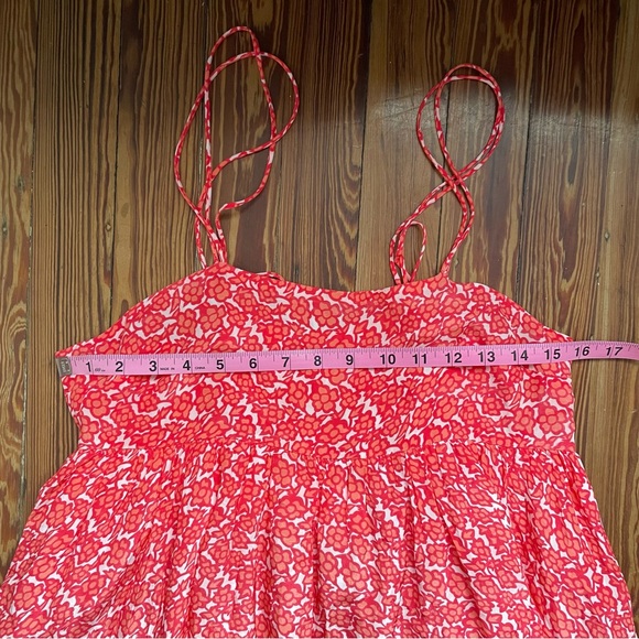 NWT Solid & Striped Floral Babydoll Dress - Picture 9 of 10